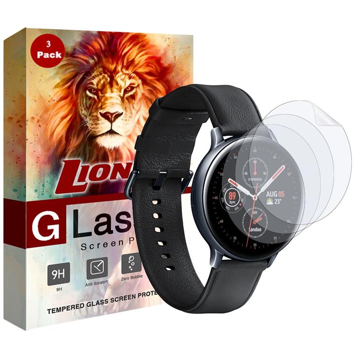 محافظ صفحه نمایش نانو لایونکس مدل FSP مناسب برای ساعت هوشمند سامسونگ Galaxy Watch Active2 بسته سه عددی سایز 44 میلی متر